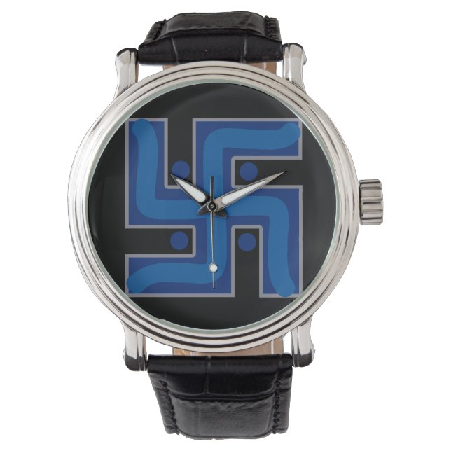 HANDSKULL Swastika Ciena watch Hindu good luck S7 Horloge (Voorkant)