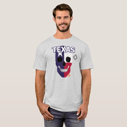 HANDSKULL Texas t-shirt Basic B2 (Voorkant volledig)