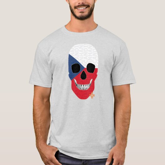 HANDSKULL Tsjechoslowakije T-shirt basis B2 (Voorkant)