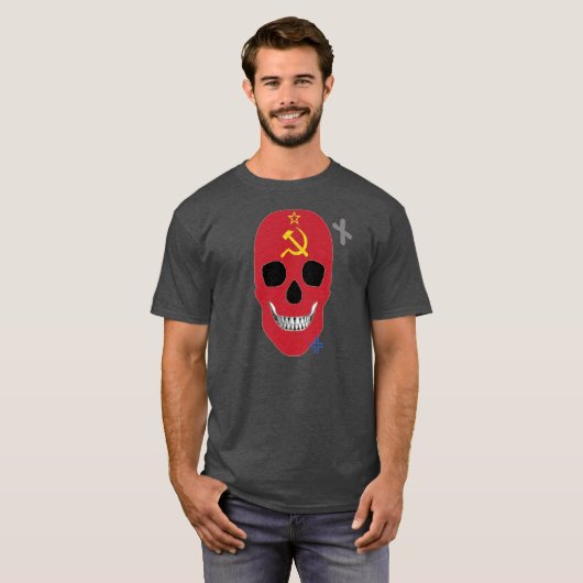 HANDSKULL URSS T-shirt Basic B2 (Voorkant volledig)