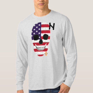 HANDSKULL USA Long Sleeve T-Shirt B2
