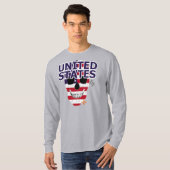 HANDSKULL USA Long Sleeve T-Shirt B2 (Voorkant volledig)