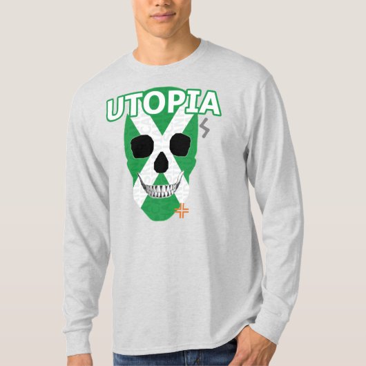HANDSKULL Utopia Lange hoes T-Shirt B2 (Voorkant)