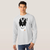 HANDSKULL Vampire Lange Rang-hoes T-Shirt B2 (Voorkant volledig)