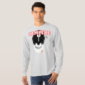 HANDSKULL Vampire Lange Rang-hoes T-Shirt B2 (Voorkant volledig)