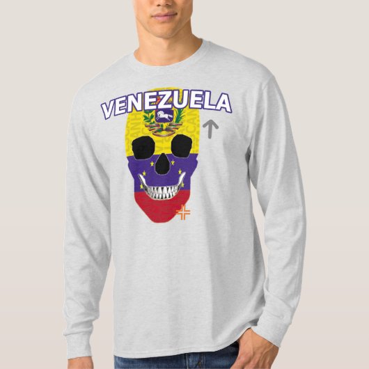 HANDSKULL Venezuela Lange T-Shirt B2-hoes (Voorkant)
