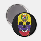 HANDSKULL Venezuela ronde magneet B2 (Voorkant / Achterkant)