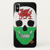 HANDSKULL Wales hoesje iPhone X B2 (Achterkant)