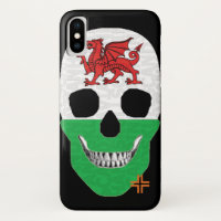 HANDSKULL Wales hoesje iPhone X B2