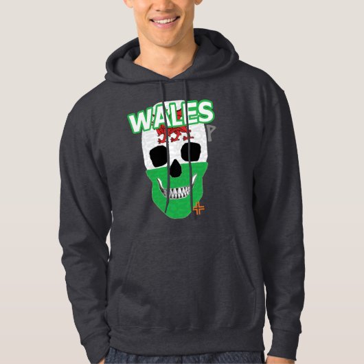 HANDSKULL Wales Hooded Sweatshirt B2 (Voorkant)