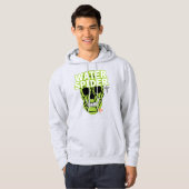 HANDSKULL Web Green Hooded Sweatshirt B2 (Voorkant volledig)