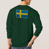 HANDSKULL Zweden - Basic Long Meve Flag T-shirt (Achterkant)