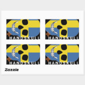 HANDSKULL Zweden - Sticker (Vel)