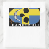 HANDSKULL Zweden - Sticker (Tas)
