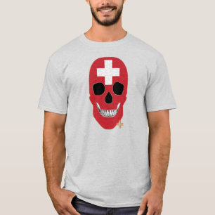 HANDSKULL Zwitserland t-shirt Basic B2