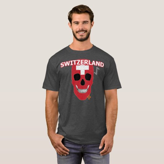 HANDSKULL Zwitserland t-shirt Basic B2 (Voorkant volledig)