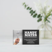 handsleutel | Metaal en baksteen Visitekaartje (Staand voorkant)