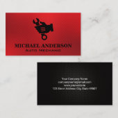 Handsleutel | werktuigbouwkundige visitekaartje (Voorkant / Achterkant)