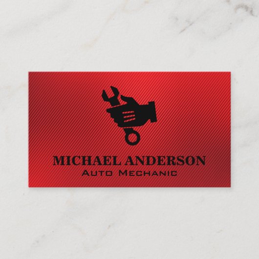 Handsleutel | werktuigbouwkundige visitekaartje (Voorkant)