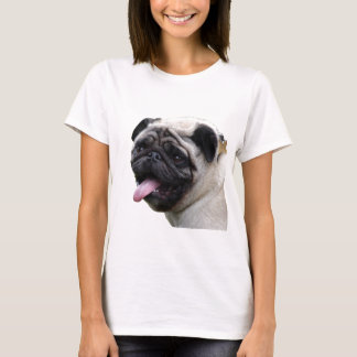 Handsom witte accessoires van de Pug foto's, voeg  T-shirt