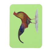 Handsome Alert Rooster Magneet (Verticaal)