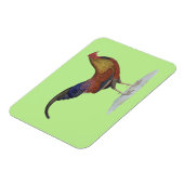 Handsome Alert Rooster Magneet (Linkerzijde)