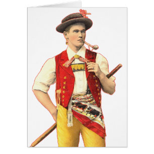 Handsome Appenzell Farmer in Traditional Costume