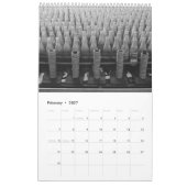 Handsome B&W Photo Calendar - Kelly Wine Kalender (Feb 2027)