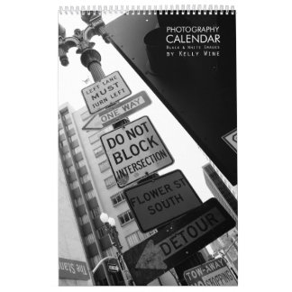 Handsome B&W Photo Calendar - Kelly Wine Kalender