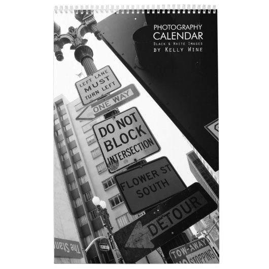 Handsome B&W Photo Calendar - Kelly Wine Kalender (Hoes)