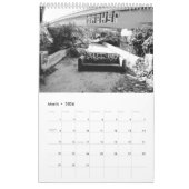 Handsome B&W Photo Calendar - Kelly Wine Kalender (Mar 2026)