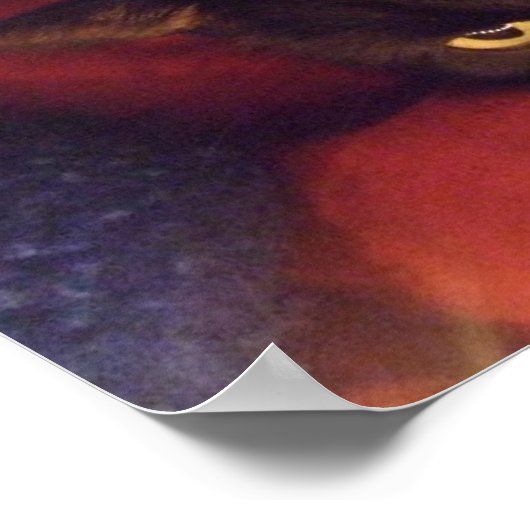 Handsome Black Cat Poster (Hoek)