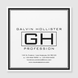 Handsome Black en White Professional