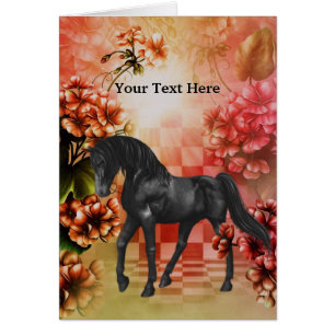 Handsome Black Fantasy Horse Foto