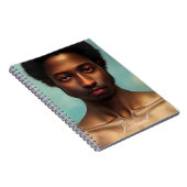 Handsome Black Man Journal Notitieboek (Rechterzijde)