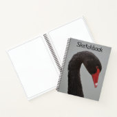 Handsome Black Swan Sketch Notitieboek (Binnen)