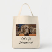 Handsome Chocolate Labrador Retriever Tote Bag (Voorkant)