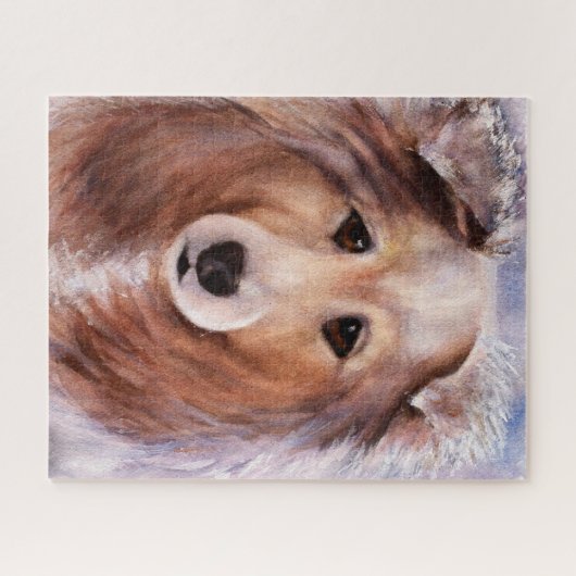 Handsome Collie Mix Legpuzzel (Horizontaal)