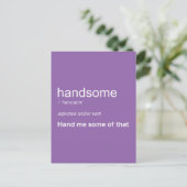 Handsome Definition Customize Color Briefkaart (Staand voorkant)