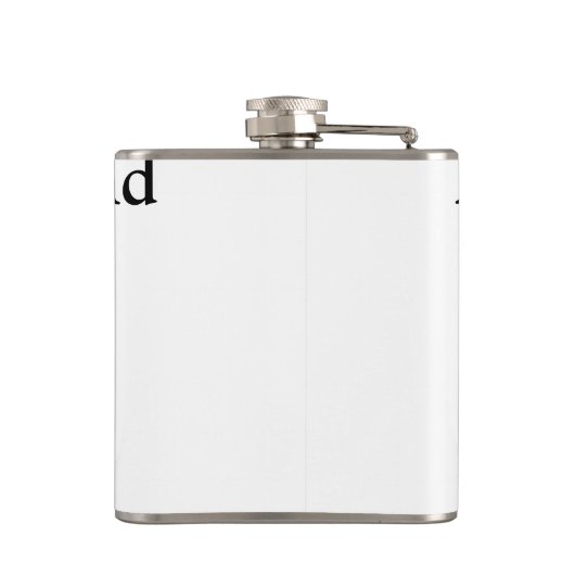 Handsome en kan koken voeg naam masterchef datum t heupfles (Achterkant)