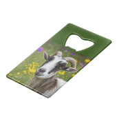 Handsome Goat Creditkaart Flessenopener (Voorkant Gekanteld)