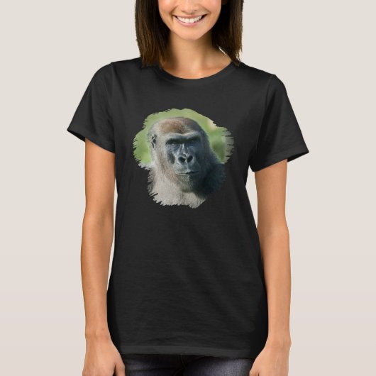 Handsome Gorilla Blackback T-shirt (Voorkant)