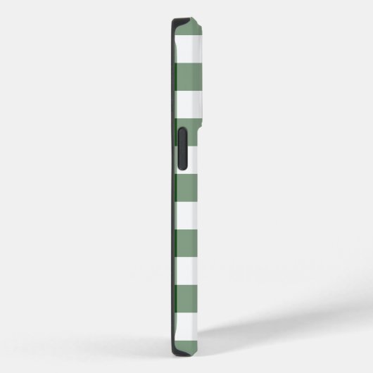 Handsome Green and White Gingham Pattern Case-Mate iPhone Case (Achterkant / Rechts)