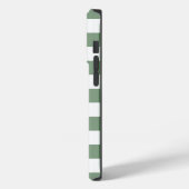 Handsome Green and White Gingham Pattern Case-Mate iPhone Case (Achterkant / Links)