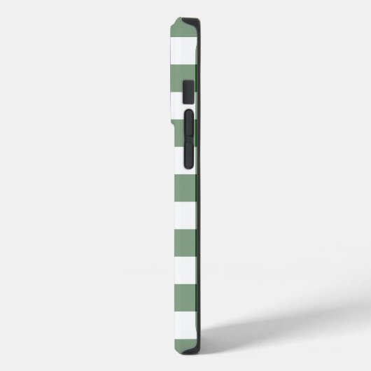Handsome Green and White Gingham Pattern Case-Mate iPhone Case (Achterkant / Links)