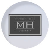 Handsome Grey & Dark Grey Professional (info terug Visitekaartje