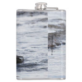 Handsome Hooded Merganser on the Move Heupfles (Achterkant)