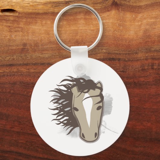 Handsome Horse Sleutelhanger (Voorkant)
