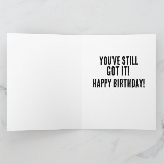 HANDSOME HUNK COMPLIMENTAIR BIRTHDAY VOOR HAAR KAART (Binnen)