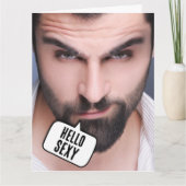 HANDSOME HUNK COMPLIMENTAIRE BIRTHDAY VOOR HAAR KA KAART (Voorkant)